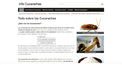 Desktop Screenshot of infocucarachas.com