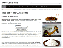 Tablet Screenshot of infocucarachas.com